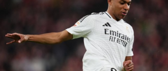 أصبح مبابي رابع أسرع لاعب في تاريخ الرابطة يصل إلى 50 هدفا