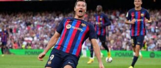 ليفاندوفسكي-في المباراة مع بوروسيا: أنا سعيد لأن لدي الآن 99 هدفا لبرشلونة